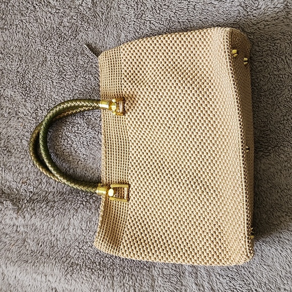 Woman hand bag tote woven style vintage retro - Picture 1 of 8